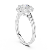 Ladies Ring DDLR-632@7 - White Gold - Image