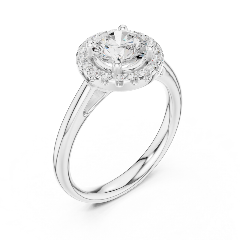 Ladies Ring DDLR-632@7 - White Gold - Image