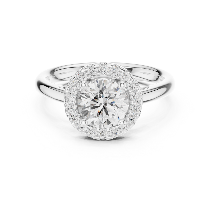 Ladies Ring DDLR-632@7 - White Gold - Image