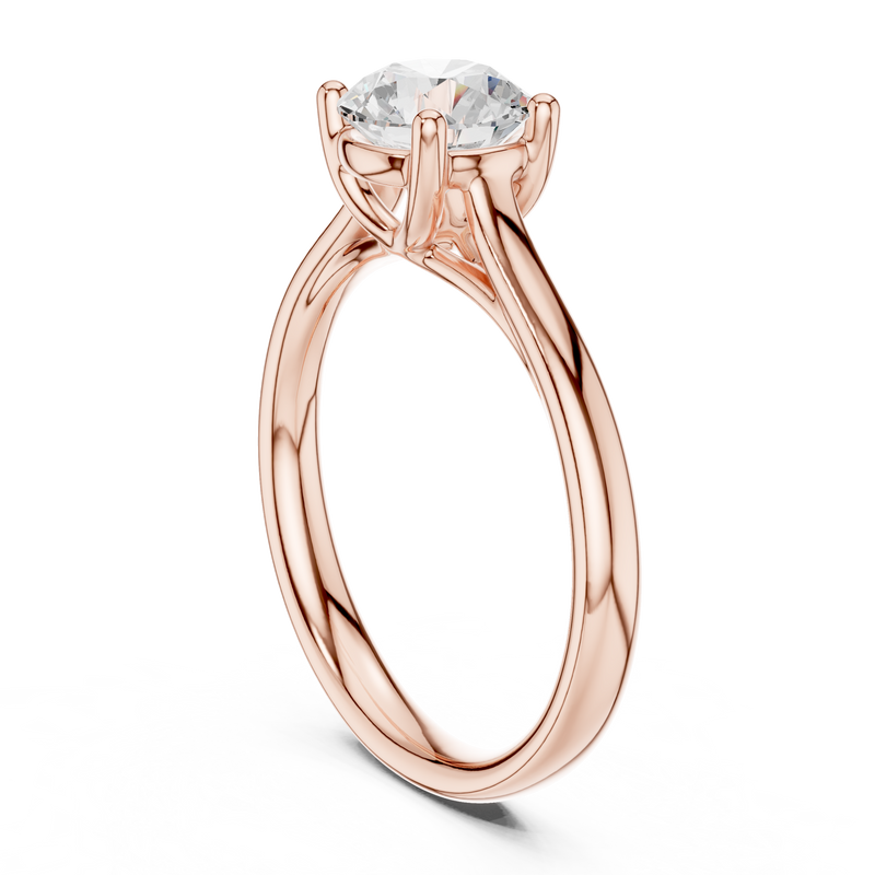 Ladies Ring DDLR-633@7 - Rose Gold - Image
