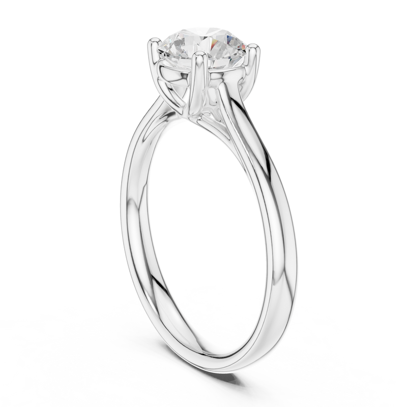 Ladies Ring DDLR-633@7 - White Gold - Image