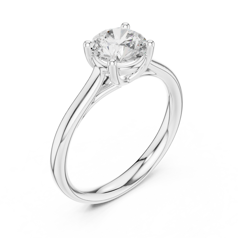 Ladies Ring DDLR-633@7 - White Gold - Image