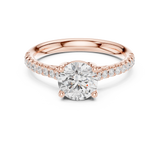Ladies Ring DDLR-634@7 - Rose Gold - Image
