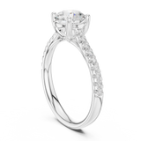 Ladies Ring DDLR-634@7 - White Gold - Image