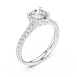 Ladies Ring DDLR-634@7 - White Gold - Image