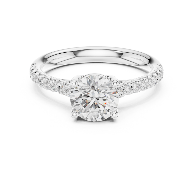 Ladies Ring DDLR-634@7 - White Gold - Image