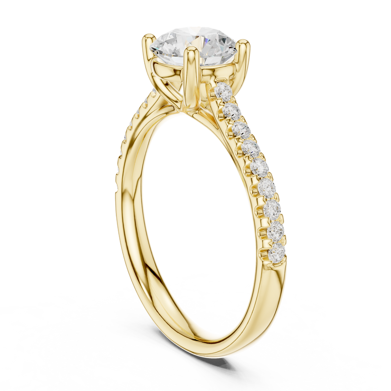 Ladies Ring DDLR-634@7 - Yellow Gold - Image