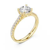 Ladies Ring DDLR-634@7 - Yellow Gold - Image