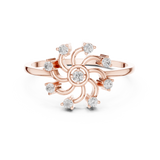 Ladies Ring DDLR-635@7 - Rose Gold - Image