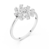 Ladies Ring DDLR-635@7 - White Gold - Image