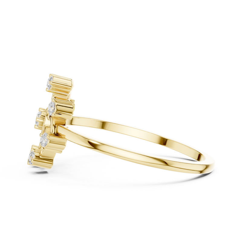 Ladies Ring DDLR-635@7 - Yellow Gold - Image