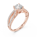 Ladies Ring DDLR-636@7 - Rose Gold - Image