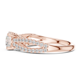 Ladies Ring DDLR-636@7 - Rose Gold - Image