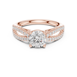 Ladies Ring DDLR-636@7 - Rose Gold - Image