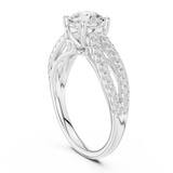 Ladies Ring DDLR-636@7 - White Gold - Image