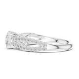 Ladies Ring DDLR-636@7 - White Gold - Image