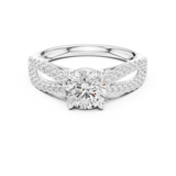Ladies Ring DDLR-636@7 - White Gold - Image