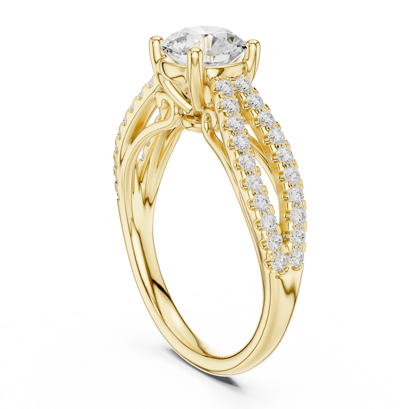 Ladies Ring DDLR-636@7 - Yellow Gold - Image