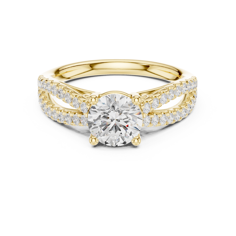 Ladies Ring DDLR-636@7 - Yellow Gold - Image