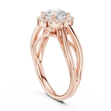 Ladies Ring DDLR-637@7 - Rose Gold - Image