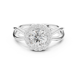 Ladies Ring DDLR-637@7 - White Gold - Image