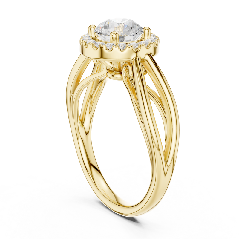 Ladies Ring DDLR-637@7 - Yellow Gold - Image