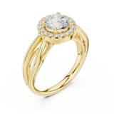 Ladies Ring DDLR-637@7 - Yellow Gold - Image