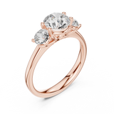 Ladies Ring DDLR-638@7 - Rose Gold - Image