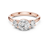 Ladies Ring DDLR-638@7 - Rose Gold - Image