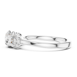 Ladies Ring DDLR-638@7 - White Gold - Image
