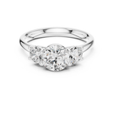 Ladies Ring DDLR-638@7 - White Gold - Image