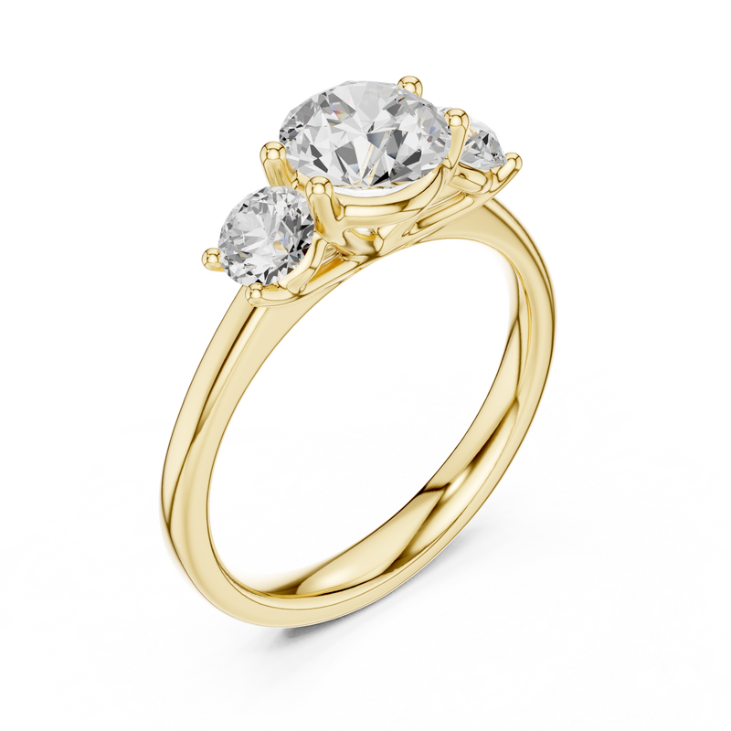 Ladies Ring DDLR-638@7 - Yellow Gold - Image