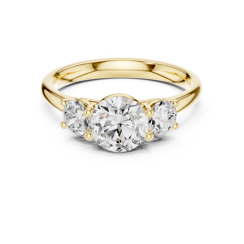 Ladies Ring DDLR-638@7 - Yellow Gold - Image