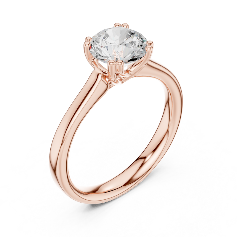 Ladies Ring DDLR-639@7 - Rose Gold - Image