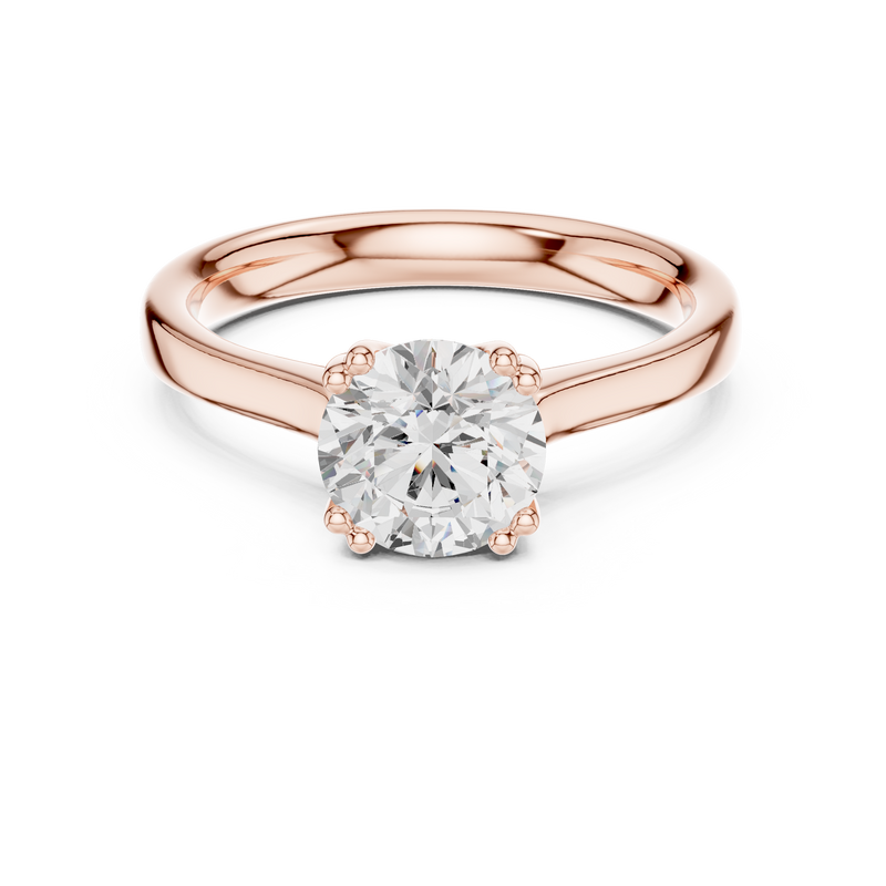 Ladies Ring DDLR-639@7 - Rose Gold - Image