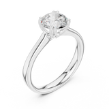 Ladies Ring DDLR-639@7 - White Gold - Image