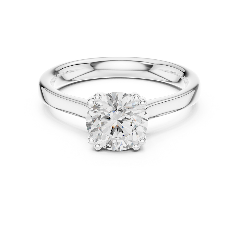 Ladies Ring DDLR-639@7 - White Gold - Image