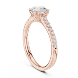 Ladies Ring DDLR-640@7 - Rose Gold - Image