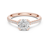 Ladies Ring DDLR-640@7 - Rose Gold - Image