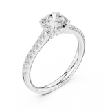 Ladies Ring DDLR-640@7 - White Gold - Image