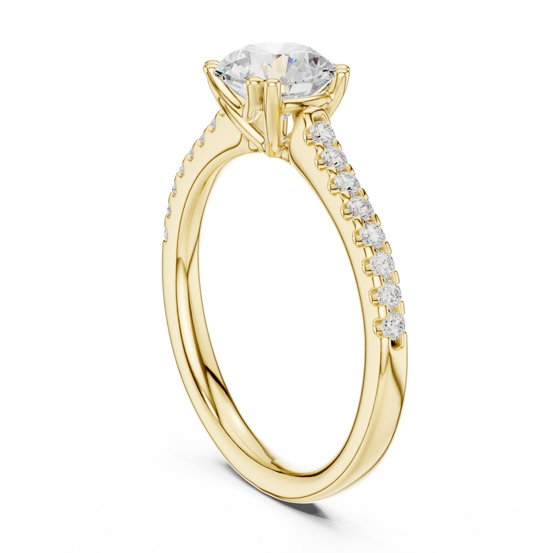 Ladies Ring DDLR-640@7 - Yellow Gold - Image