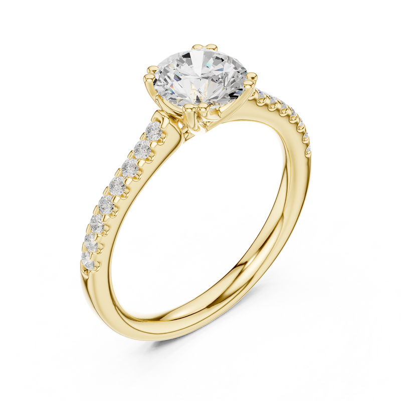 Ladies Ring DDLR-640@7 - Yellow Gold - Image