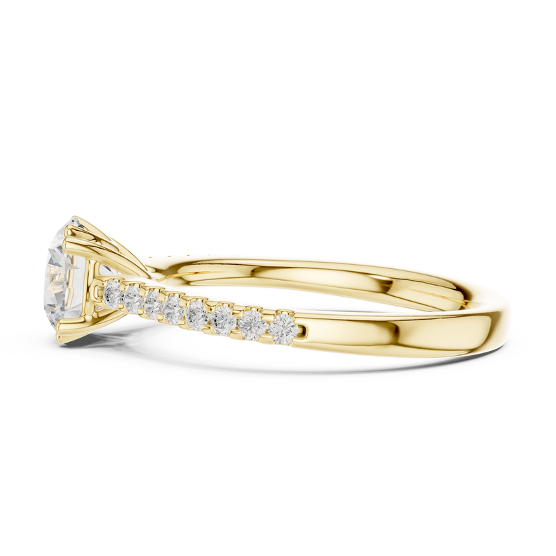 Ladies Ring DDLR-640@7 - Yellow Gold - Image