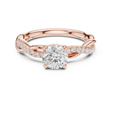 Ladies Ring DDLR-641@7 - Rose Gold - Image