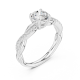 Ladies Ring DDLR-641@7 - White Gold - Image