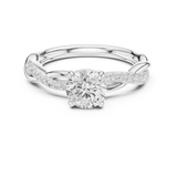 Ladies Ring DDLR-641@7 - White Gold - Image