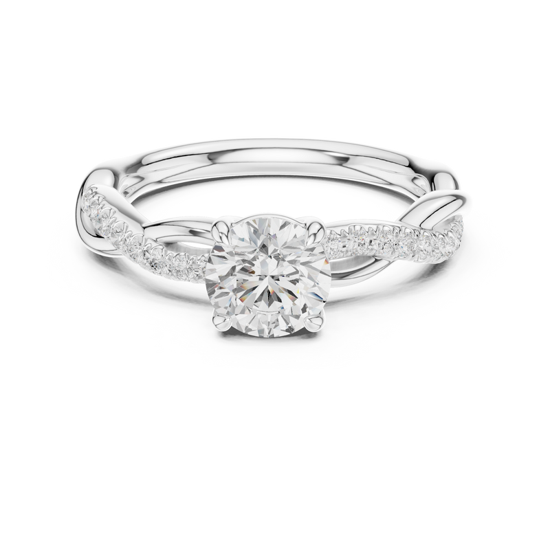 Ladies Ring DDLR-641@7 - White Gold - Image
