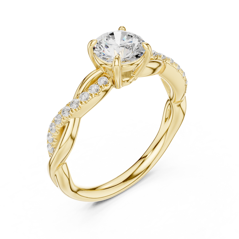 Ladies Ring DDLR-641@7 - Yellow Gold - Image