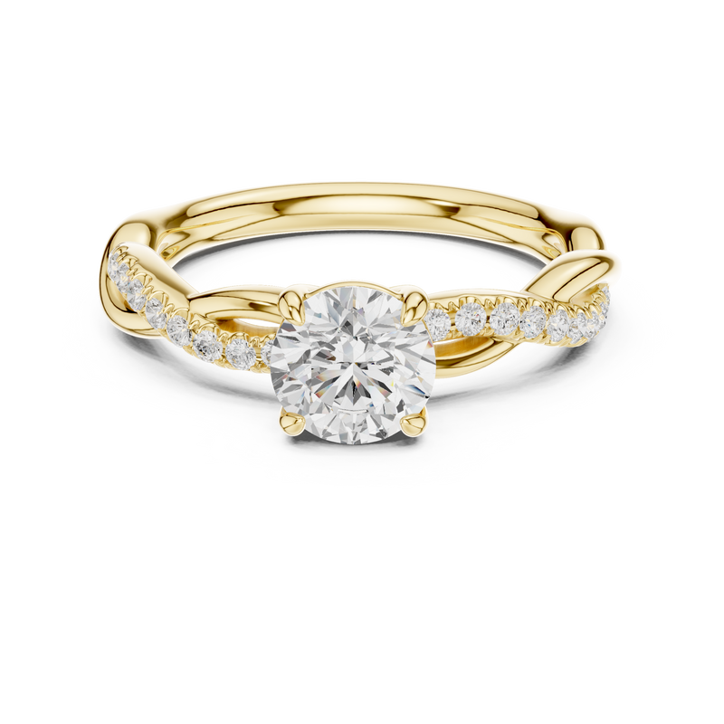Ladies Ring DDLR-641@7 - Yellow Gold - Image