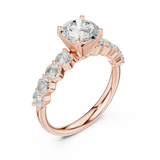 Ladies Ring DDLR-642@7 - Rose Gold - Image